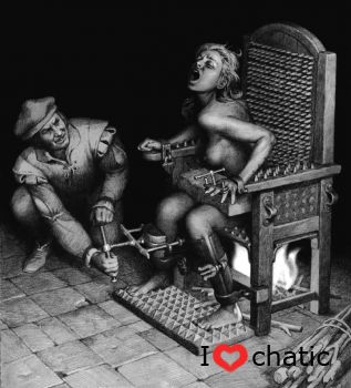 Пытки - Ведьмино кресло (кресло допросов)